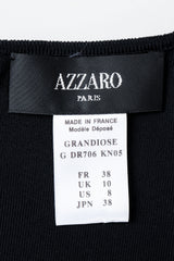 Vintage Loris Azzaro Label on black