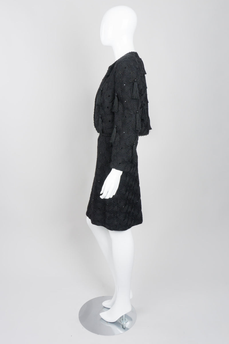 Louis Feraud, Jackets & Coats, Vintage Louis Feraud Navy White Blazer  Skirt Suit