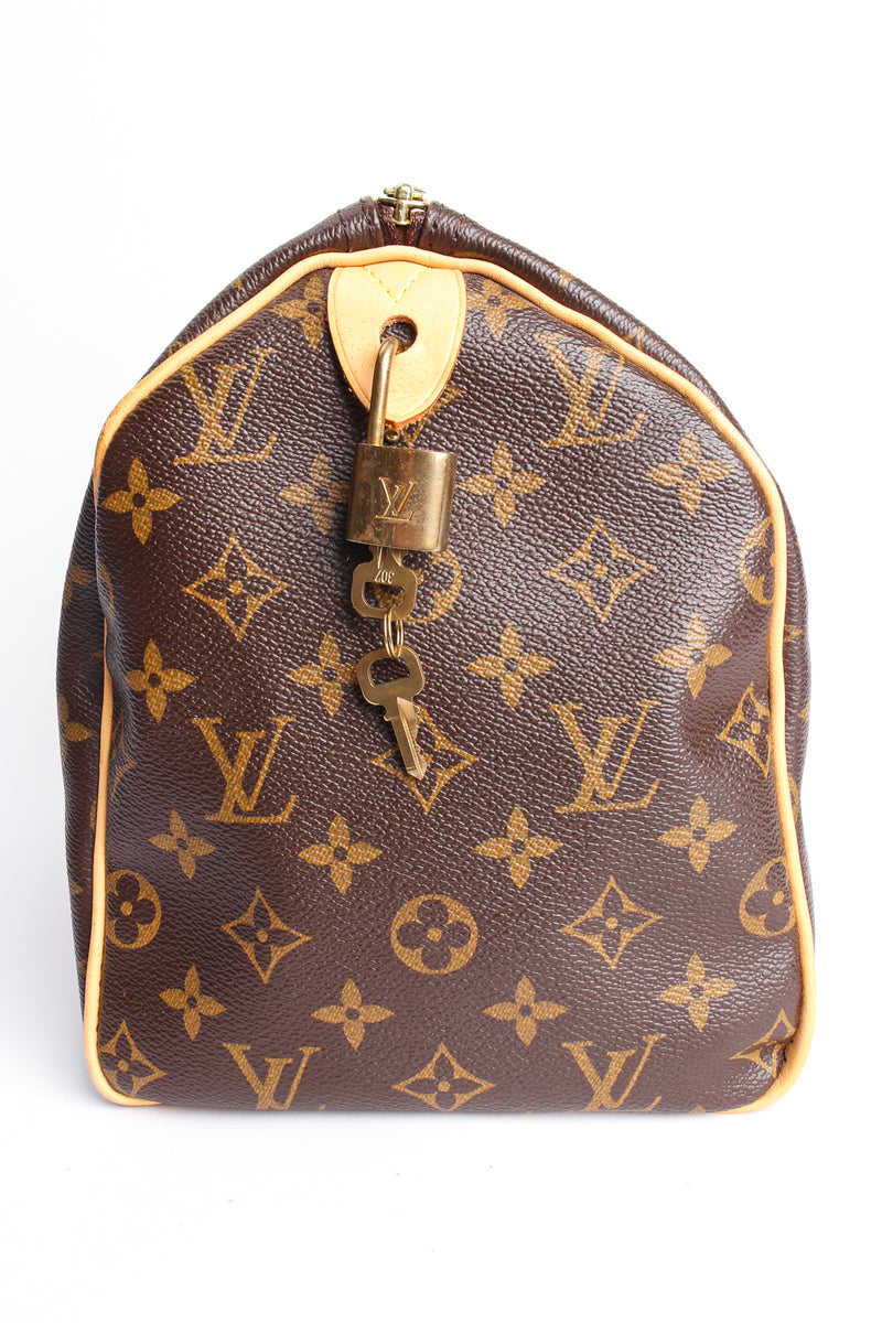 Louis Vuitton Classic Monogram Speedy 30 Bag padlock at Recess Los Angeles