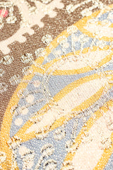 Vintage Lucie Ann Metallic Brocade Lamé Caftan fabric detail at Recess Los Angeles