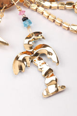 Recess Los Angeles Vintage Lunch At The Ritz Enamel Hollywood Stars Crystal Brooch