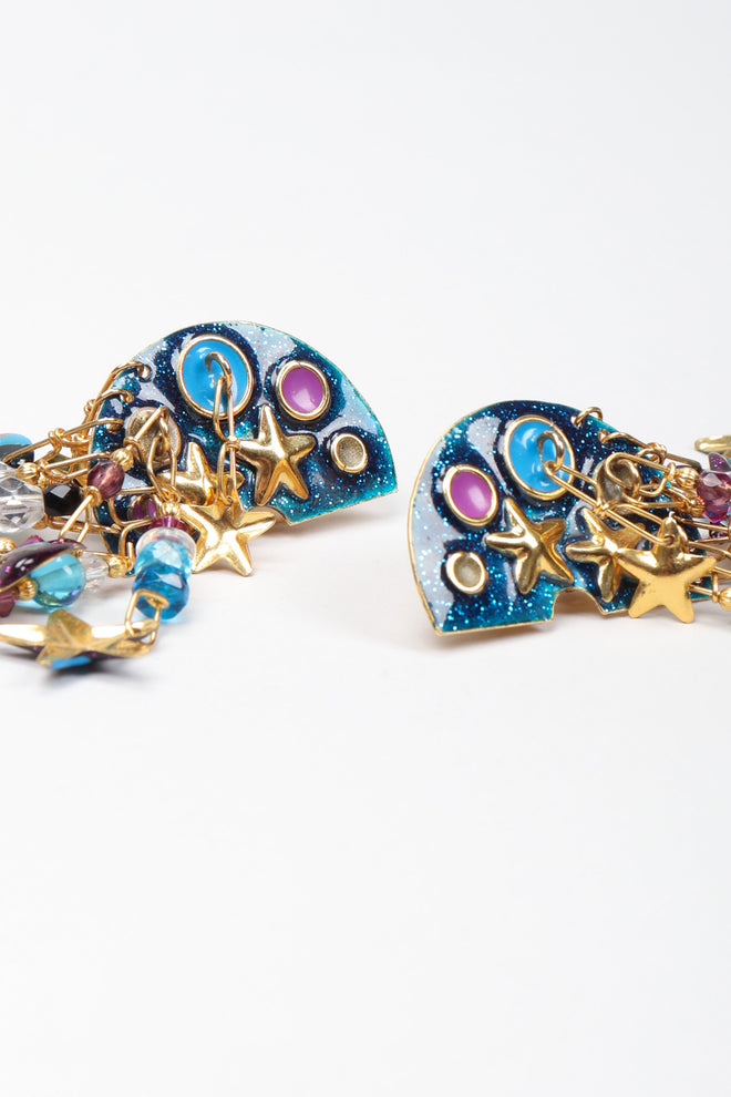 Recess Los Angeles Vintage Lunch At The Ritz Starsplosion Cascade Chandelier Earrings