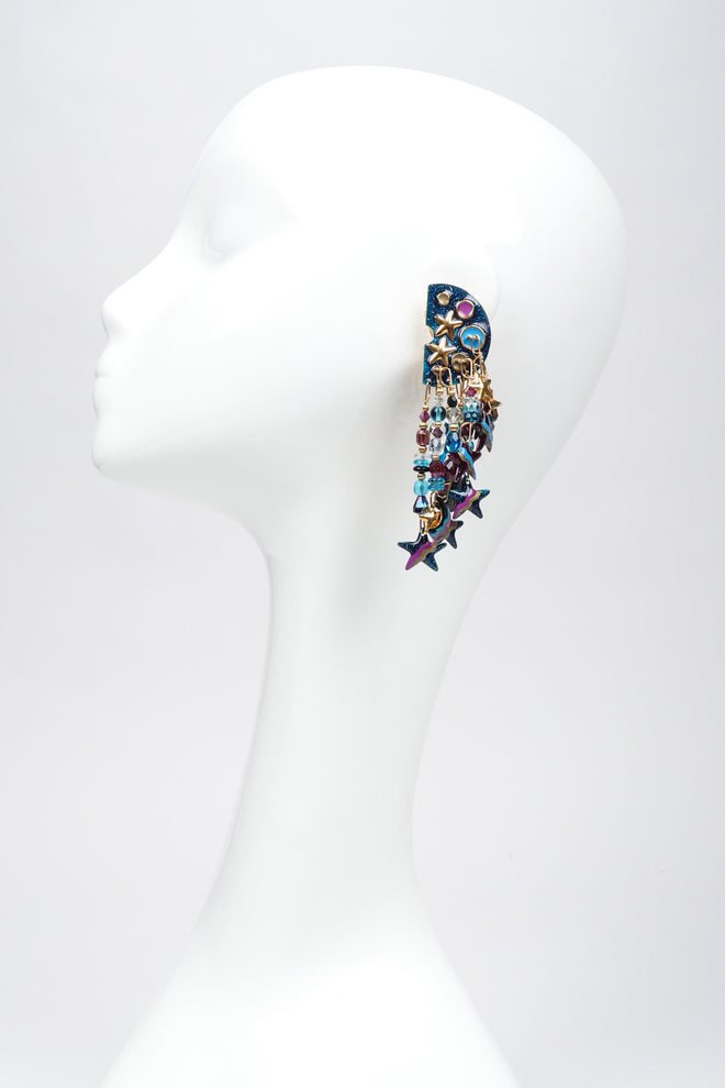 Recess Los Angeles Vintage Lunch At The Ritz Starsplosion Cascade Chandelier Earrings