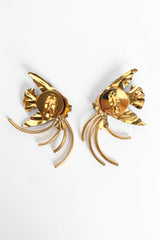 Vintage Lunch At The Ritz Swimming Angelfish Earrings back @ Recess Los Angeles