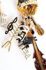 Vintage Lunch At The Ritz Classical Orchestra Music Earrings detail at Recess Los Angeles