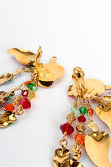 Vintage Lunch At The Ritz Spicy Hot Chili Earrings clip back at Recess Los Angeles