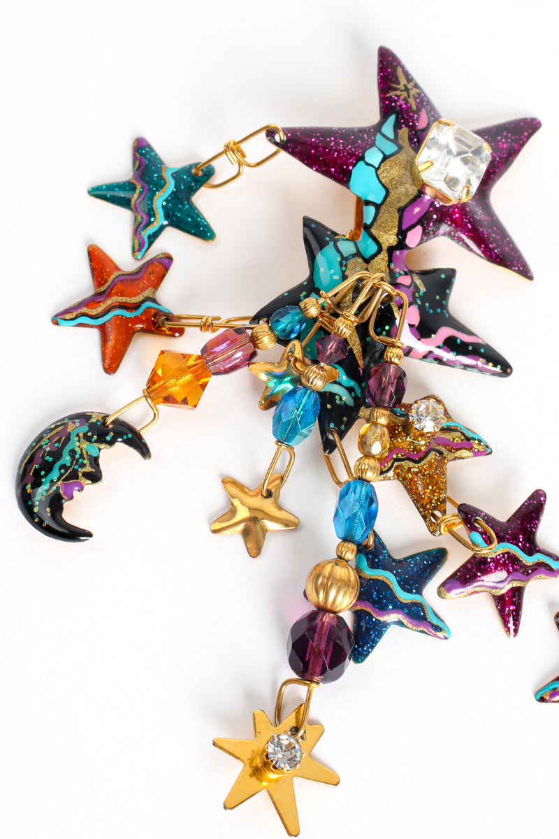 Vintage Lunch At The Ritz Moon Star Milky Way Earrings at Recess Los Angeles