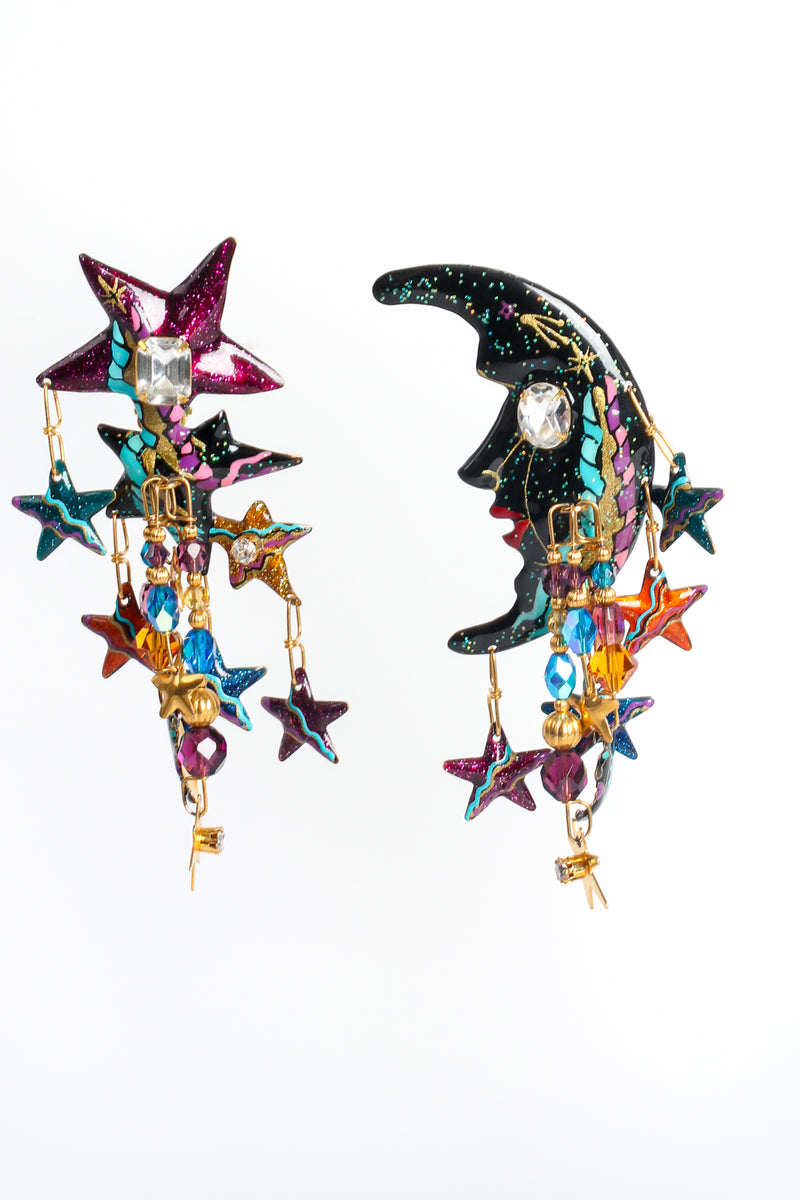 Vintage Lunch At The Ritz Moon Star Milky Way Earrings at Recess Los Angeles