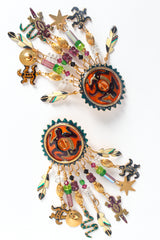 Vintage Lunch At The Ritz Southwestern Desert Glyph Earrings at Recess Los Angeles