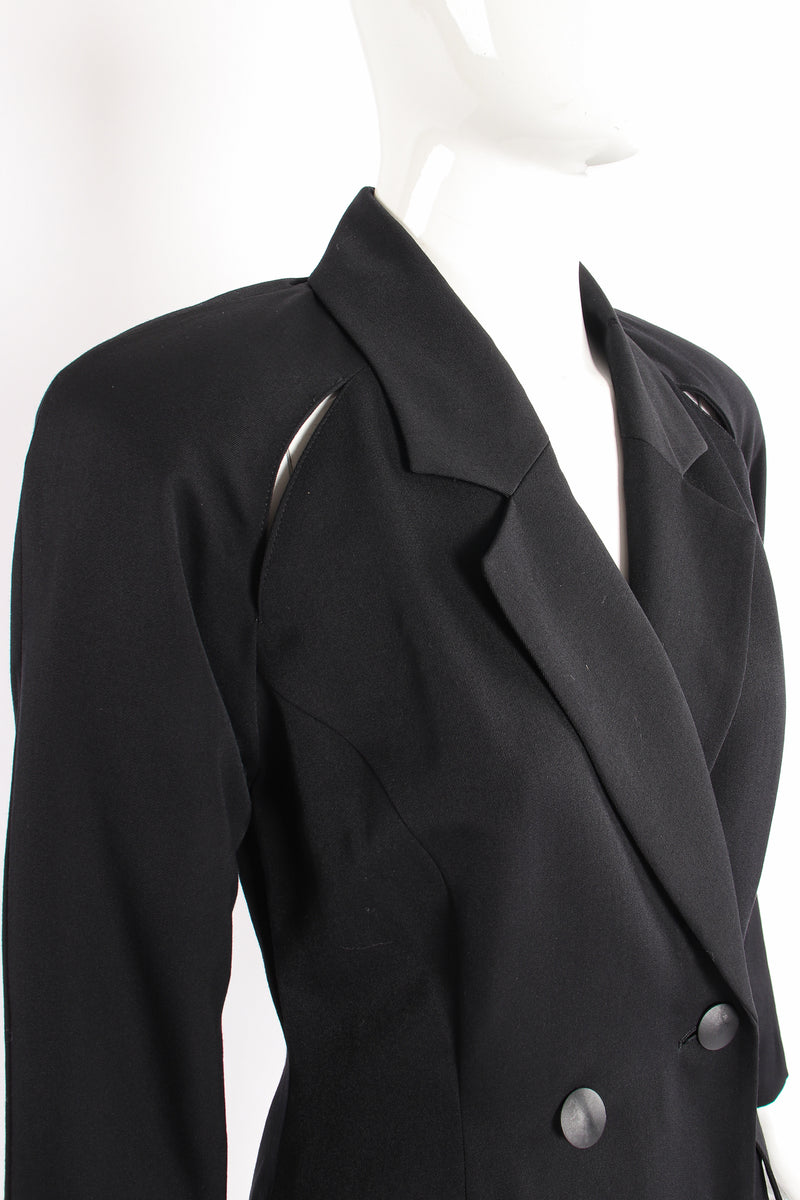 Vintage M.Yoko Slit Yoke Jacket & Skirt Suit on Mannequin crop at Recess Los Angeles