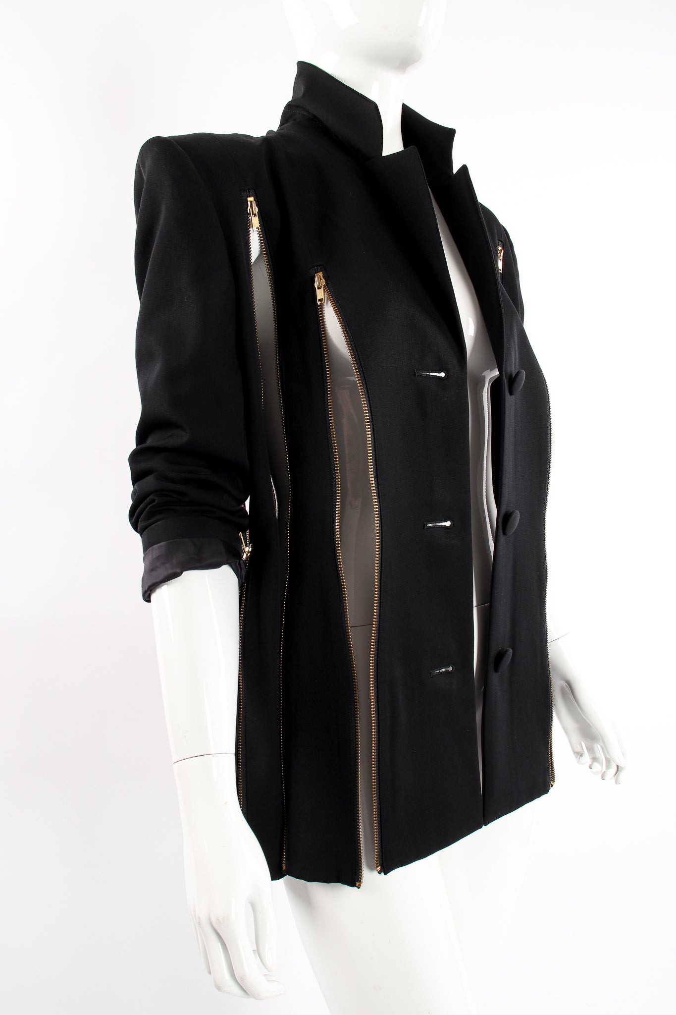 Vintage M.Yoko Zipper Zipper Jacket on Mannequin crop angle at Recess Los Angeles