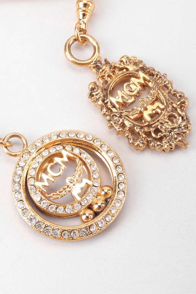 Recess Los Angeles MCM Charmed Gold Logo Chain Belt