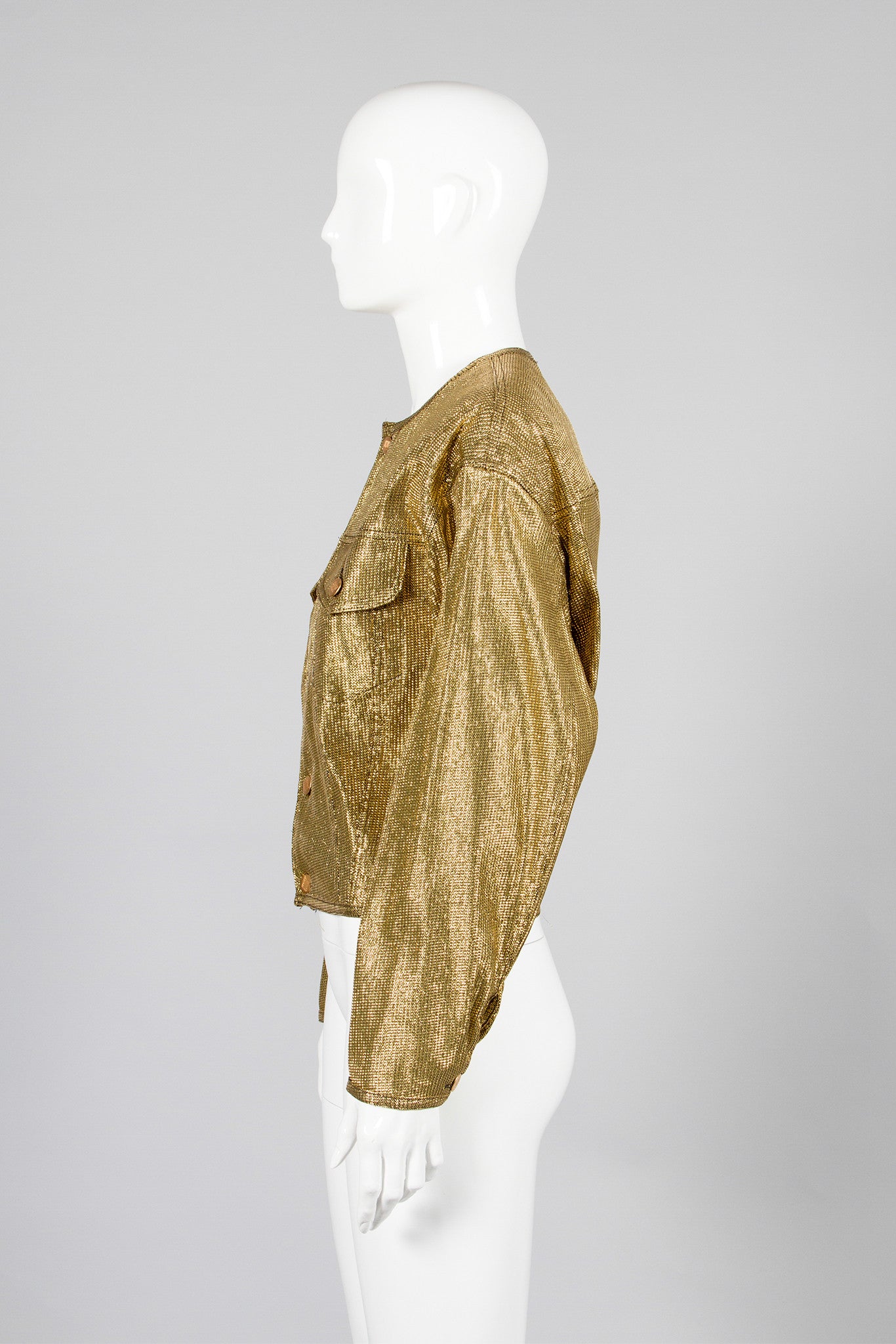 Junior Gaultier Metallic Gold Jacket Side2