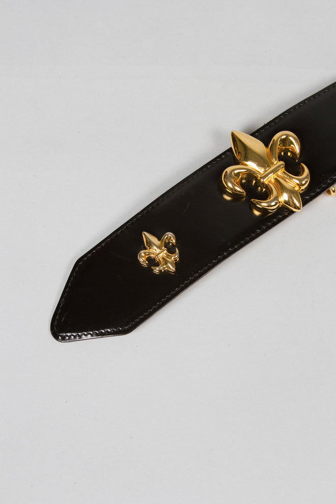 Moschino Belt Fleur De Lys Detail