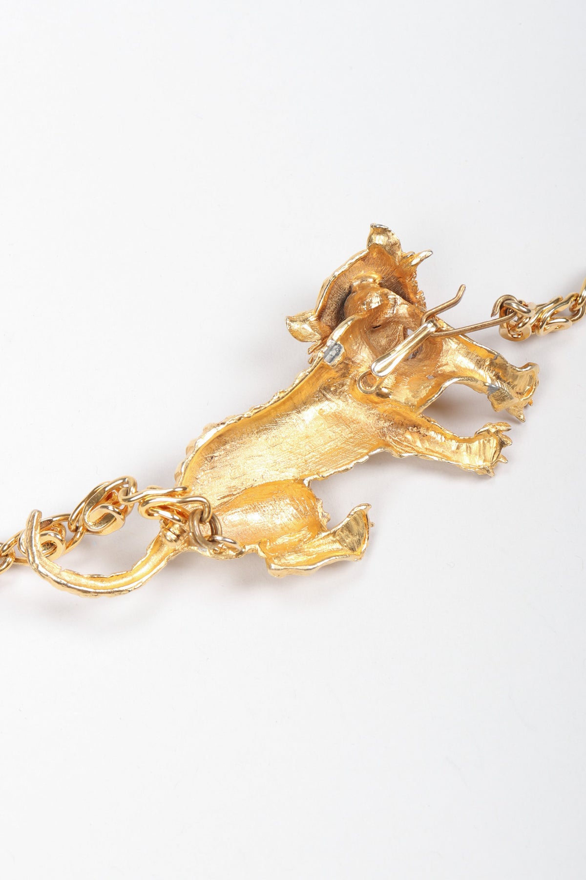 Vintage Morris Moskowitz Golden Tiger Chain Belt – Recess