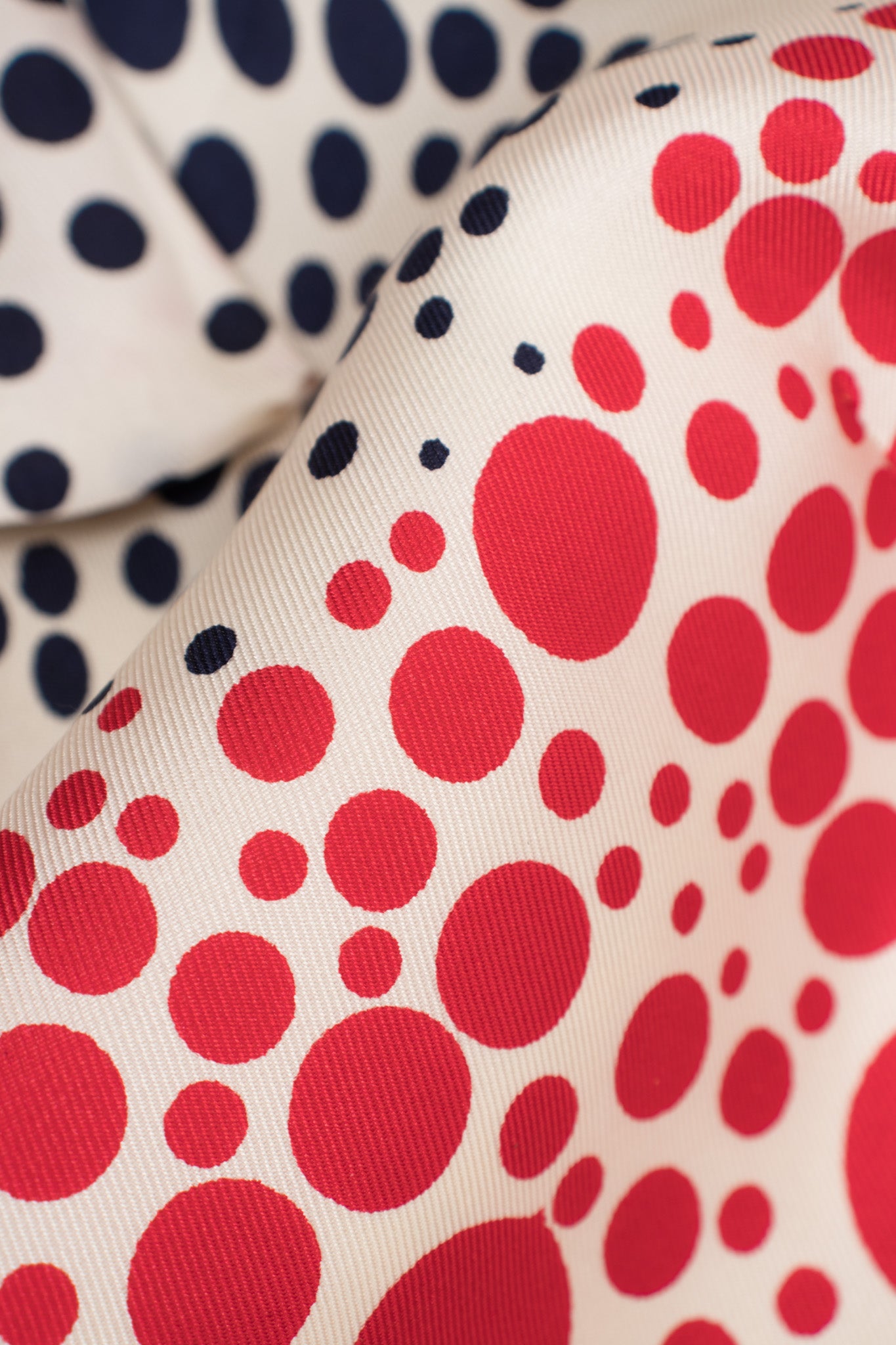 Mollie Parnis Red White Blue Independence Ribbon Dot Dress