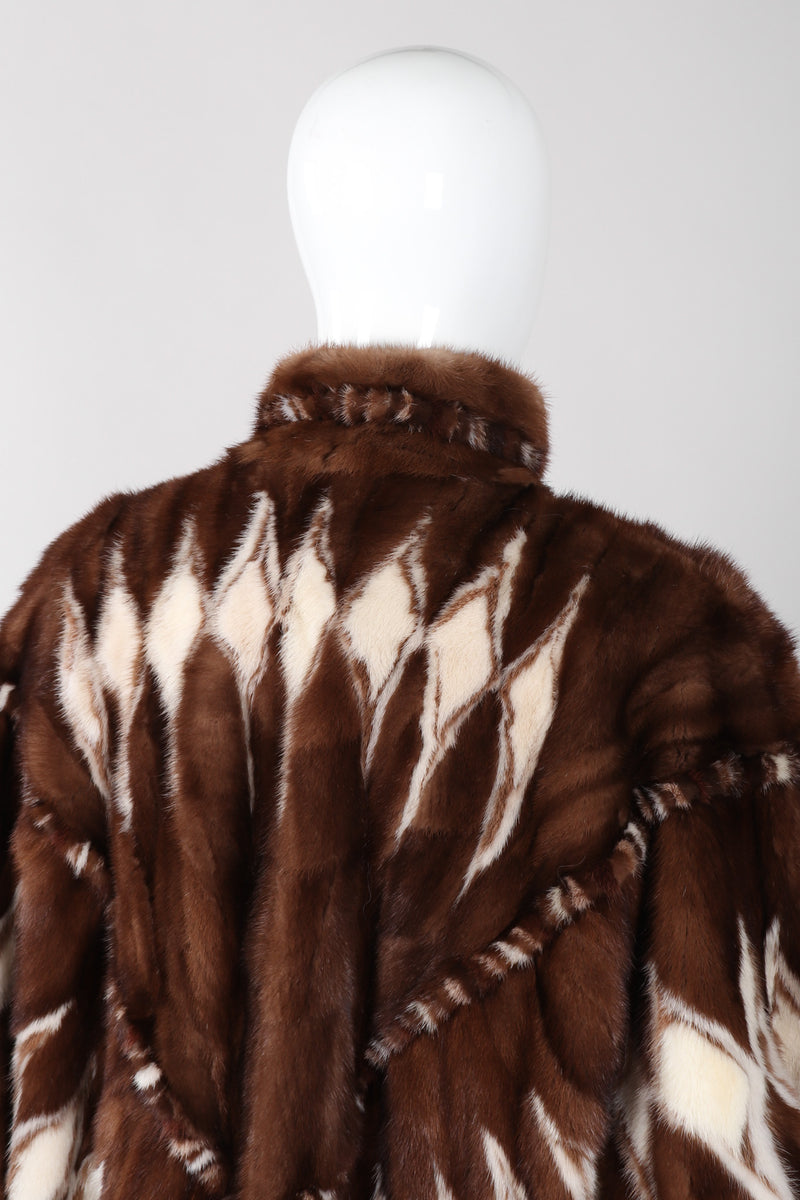 Recess Los Angeles Vintage Mink Diamond Fur Coat