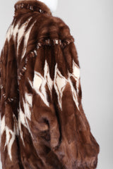 Recess Los Angeles Vintage Mink Diamond Fur Coat