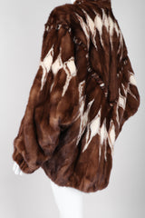Recess Los Angeles Vintage Mink Diamond Fur Coat