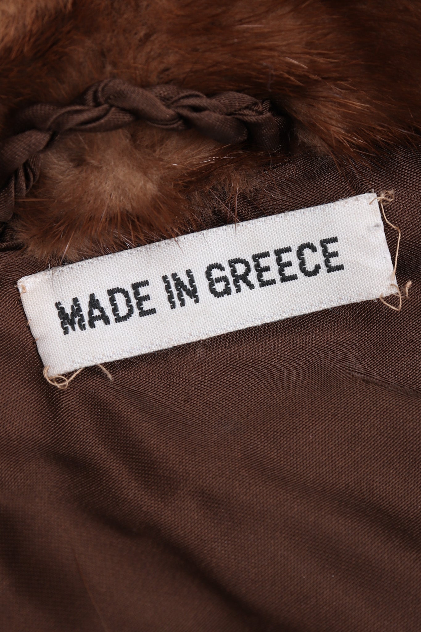 Recess Los Angeles Vintage Mink Diamond Fur Coat