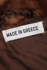 Recess Los Angeles Vintage Mink Diamond Fur Coat