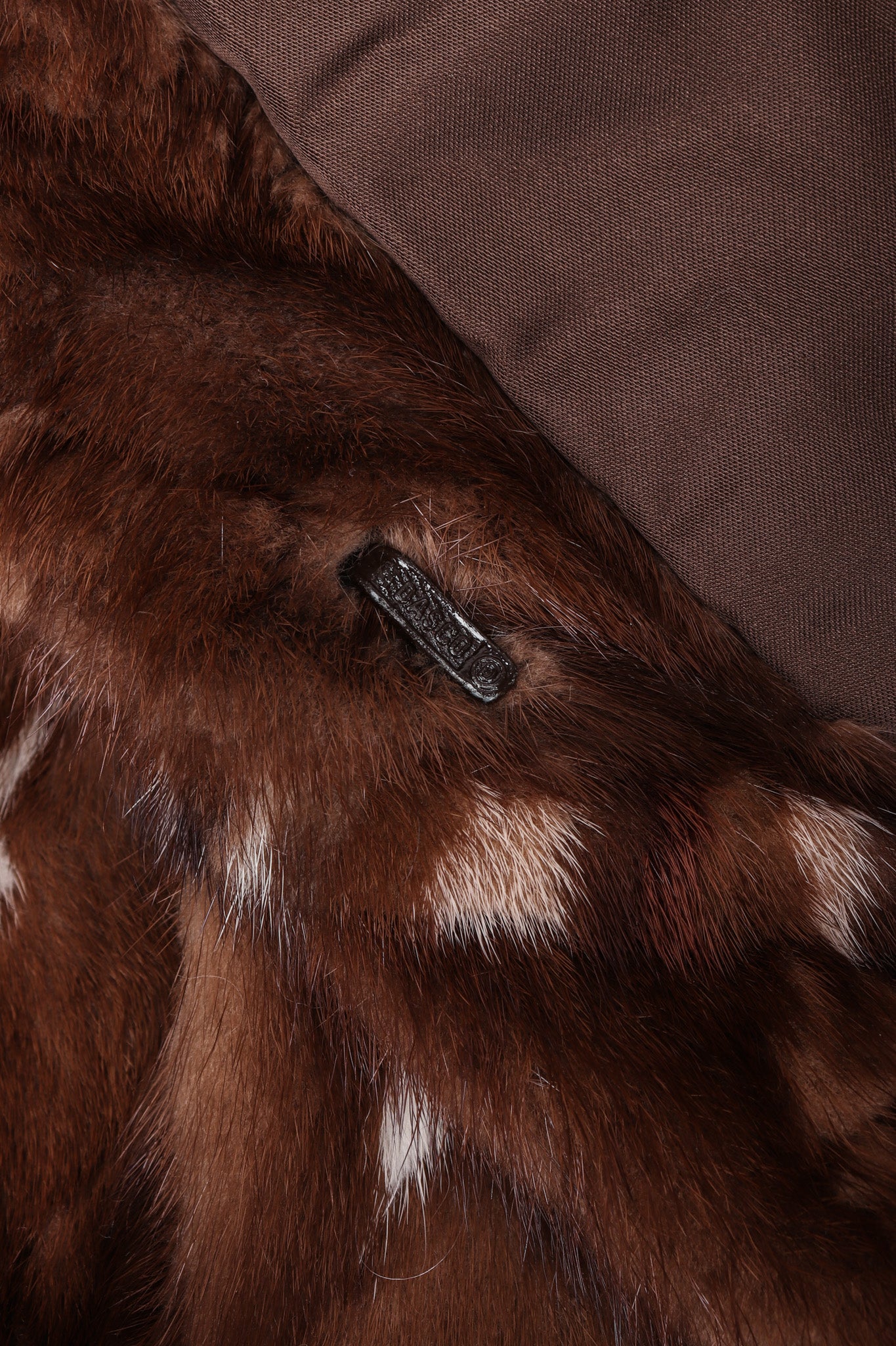 Recess Los Angeles Vintage Mink Diamond Fur Coat
