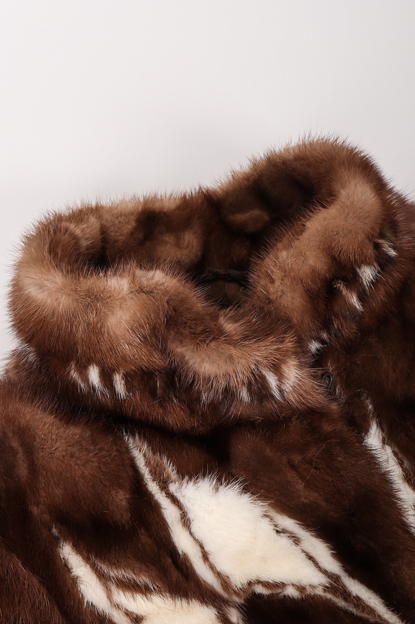 Recess Los Angeles Vintage Mink Diamond Fur Coat