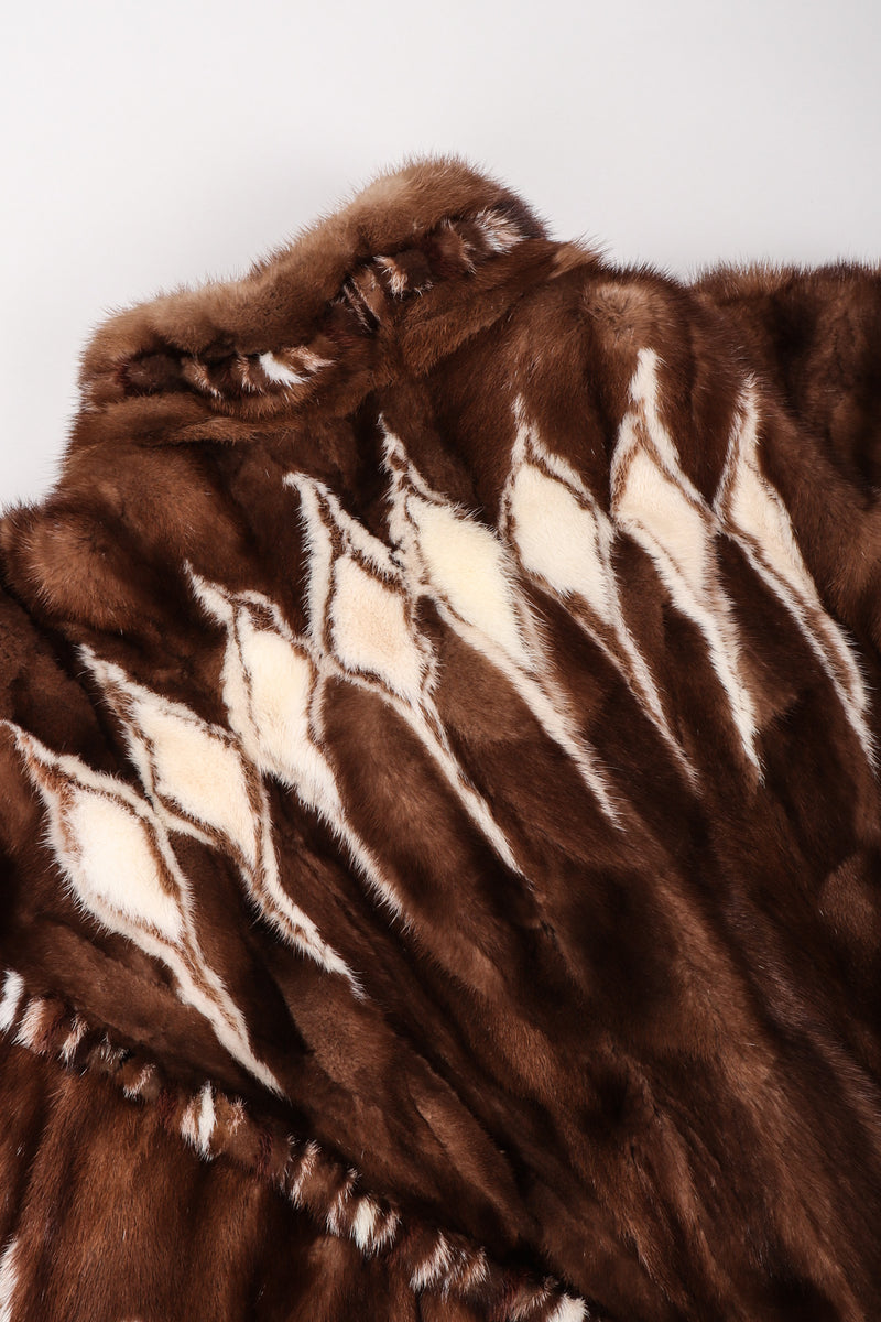 Recess Los Angeles Vintage Mink Diamond Fur Coat