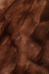 Recess Los Angeles Vintage Mink Diamond Fur Coat