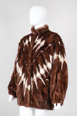 Recess Los Angeles Vintage Mink Diamond Fur Coat