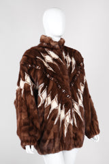 Recess Los Angeles Vintage Mink Diamond Fur Coat