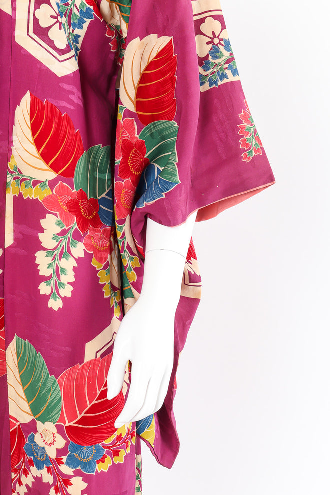 Vintage tropical tile kimono mannequin arm @recessla
