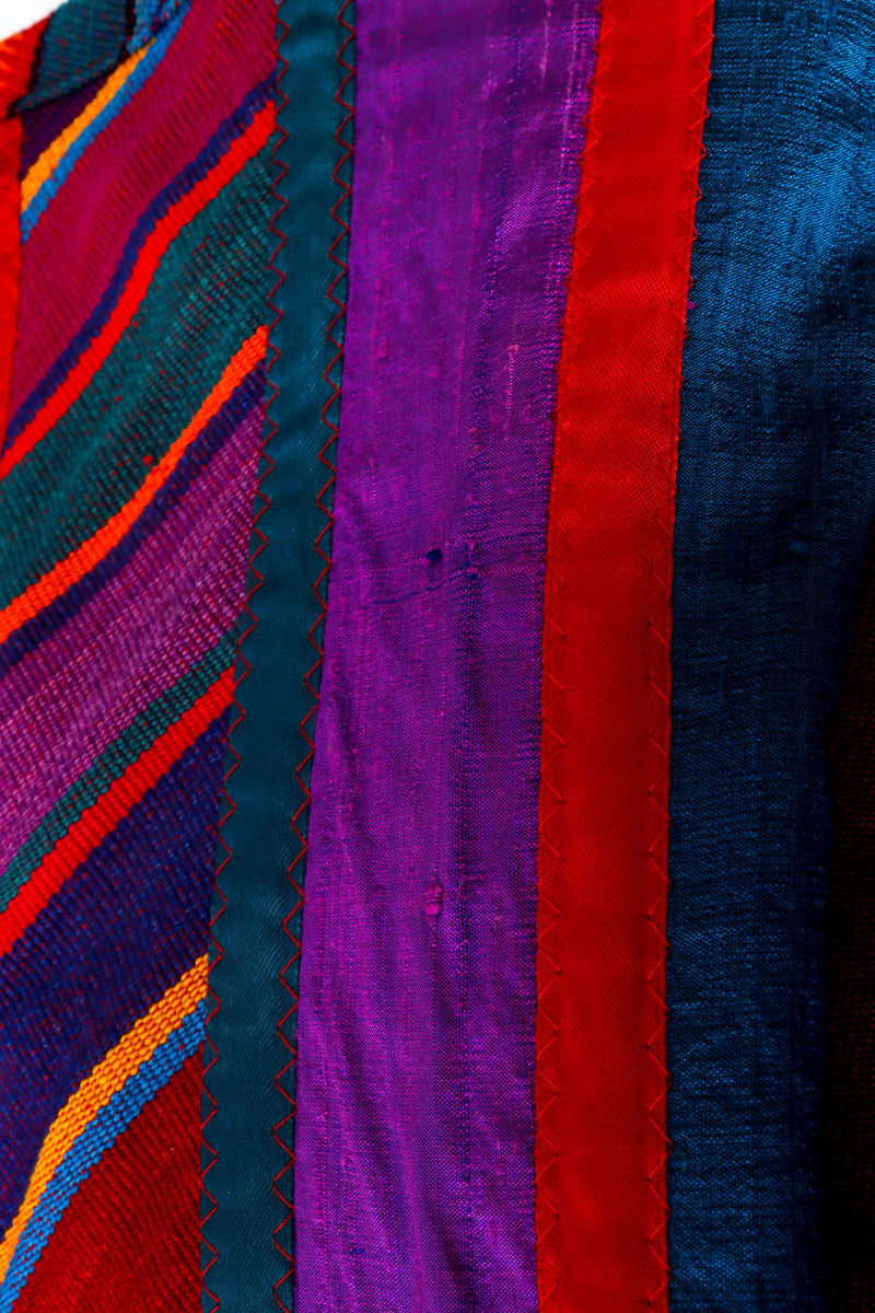 Vintage Margaret Piatt Ribbon Patchwork Coat ribbon detail @ Recess LA