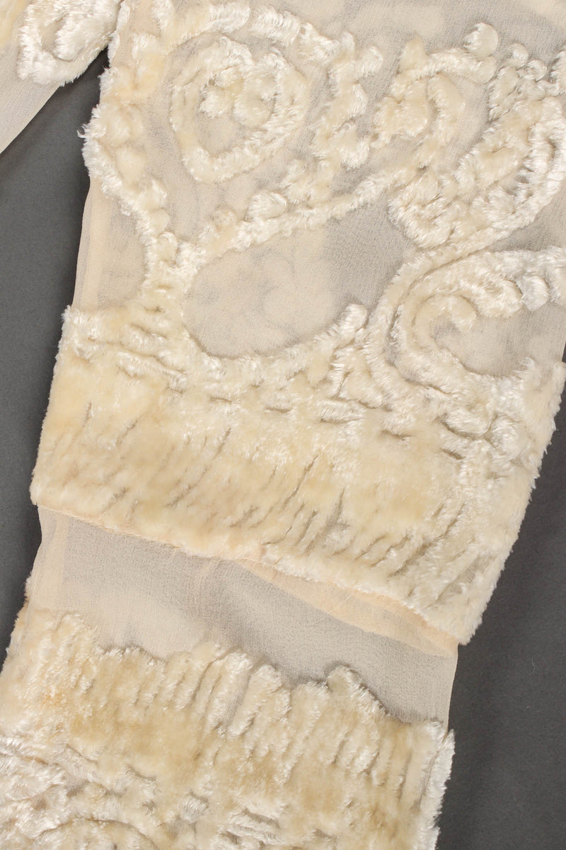 Vintage Marian Clayden Paisley Floral Silk Duster & Top Set sleeves @ Recess Los Angeles