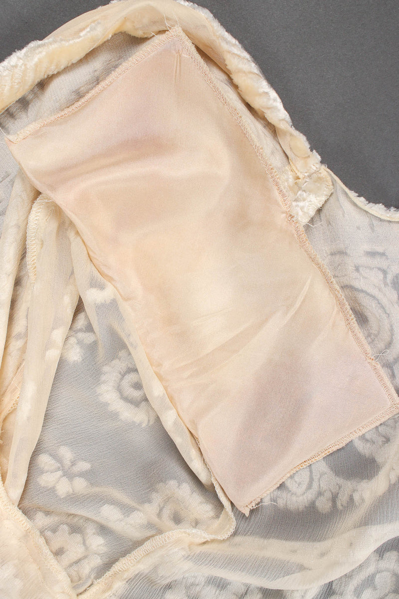 Vintage Marian Clayden Paisley Floral Silk Duster & Top Set flat shoulder pad @ Recess Los Angeles