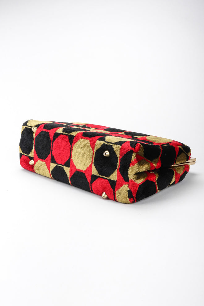 Recess Los Angeles Markay Bags Mod Geometric Colorblock Chenille Frame Bag
