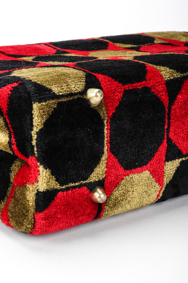 Recess Los Angeles Markay Bags Mod Geometric Colorblock Chenille Frame Bag