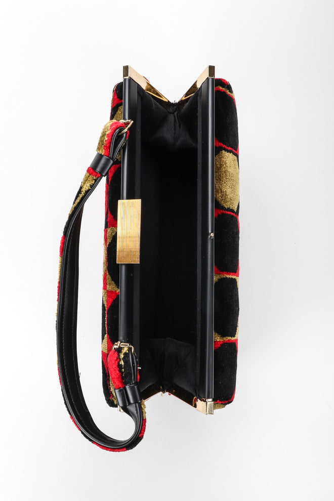 Recess Los Angeles Markay Bags Mod Geometric Colorblock Chenille Frame Bag