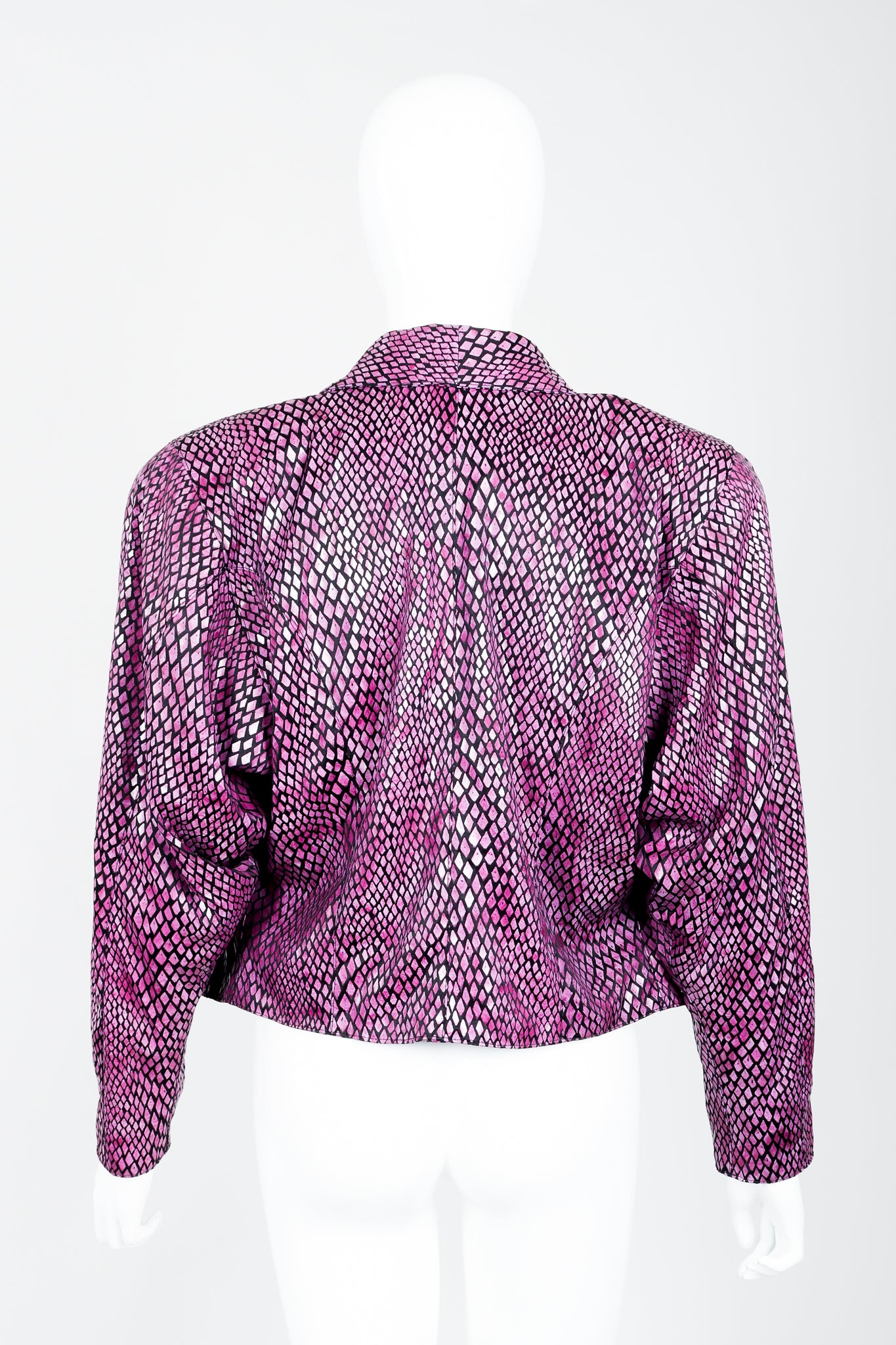Vintage Marpelli by Udo Reptilian Jacket on Mannequin back at Recess
