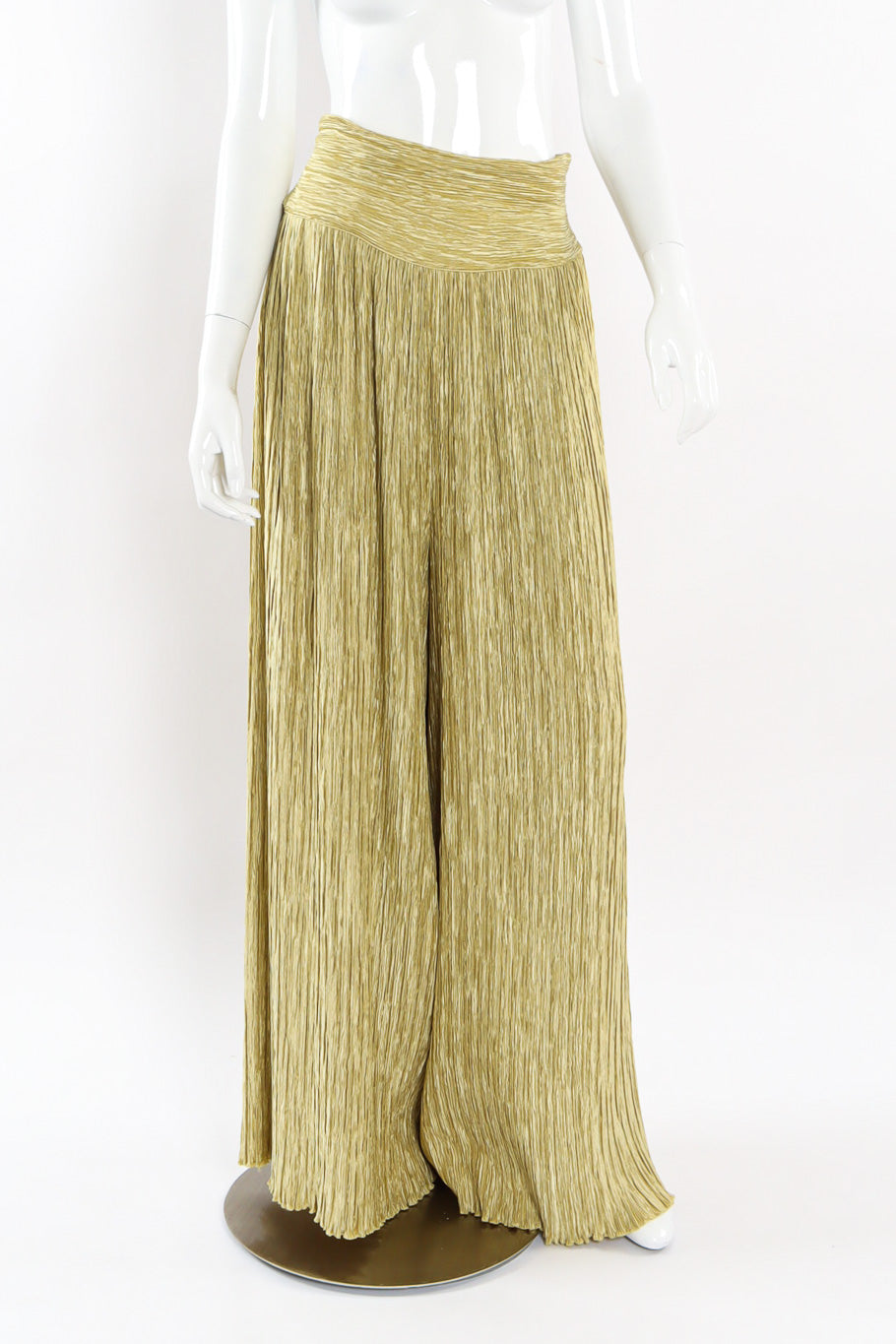 Palazzo pant by Mary McFadden Couture mannequin front @recessla