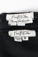 Vintage Mary McFadden Sheer Sequin Balloon Sleeve Tunic Set labels @ Recess