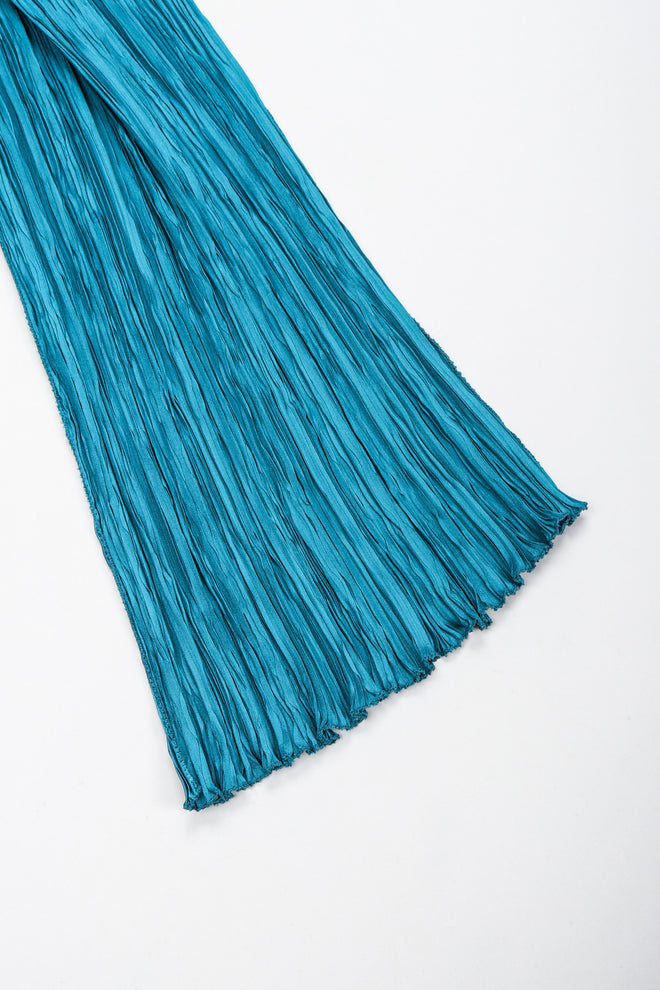 Recess Los Angeles Vintage Mary McFadden One-Shoulder Colorblock Gown