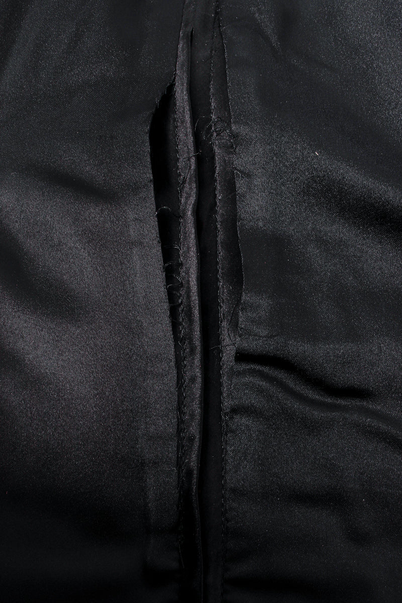 Vintage Alexander McQueen Zipper Bustle Jacket lining rips at Recess Los Angeles