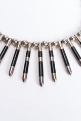 Vintage 925 Mexico Sterling Silver Spike Necklace detail at Recess Los Angeles