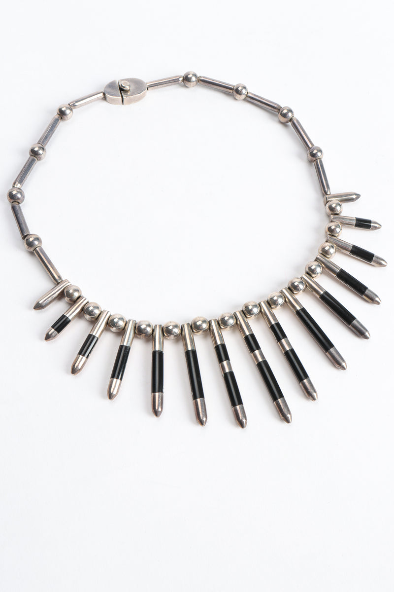 Vintage 925 Mexico Sterling Silver Spike Necklace at Recess Los Angeles