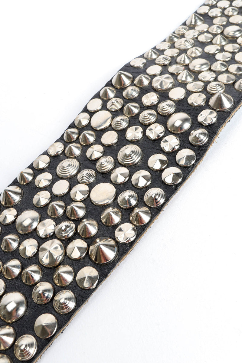 Vintage Michael Morrison Studded Leather Belt studs @ Recess LA