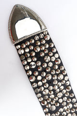 Vintage Michael Morrison Studded Leather Belt studs/tail @ Recess LA