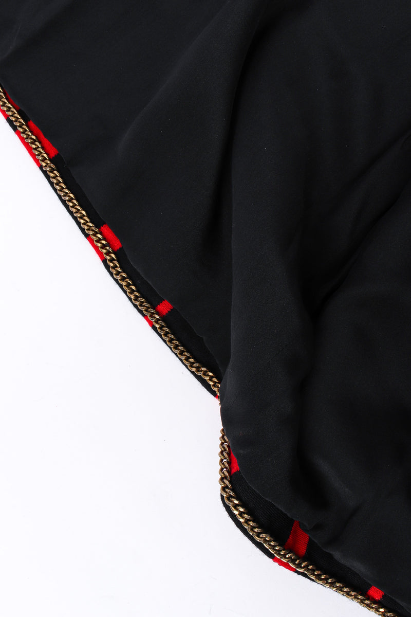 Vintage Michaele Vollbracht Jacket & Skirt Stripe Sequin Set jacket chain hem @ Recess LA