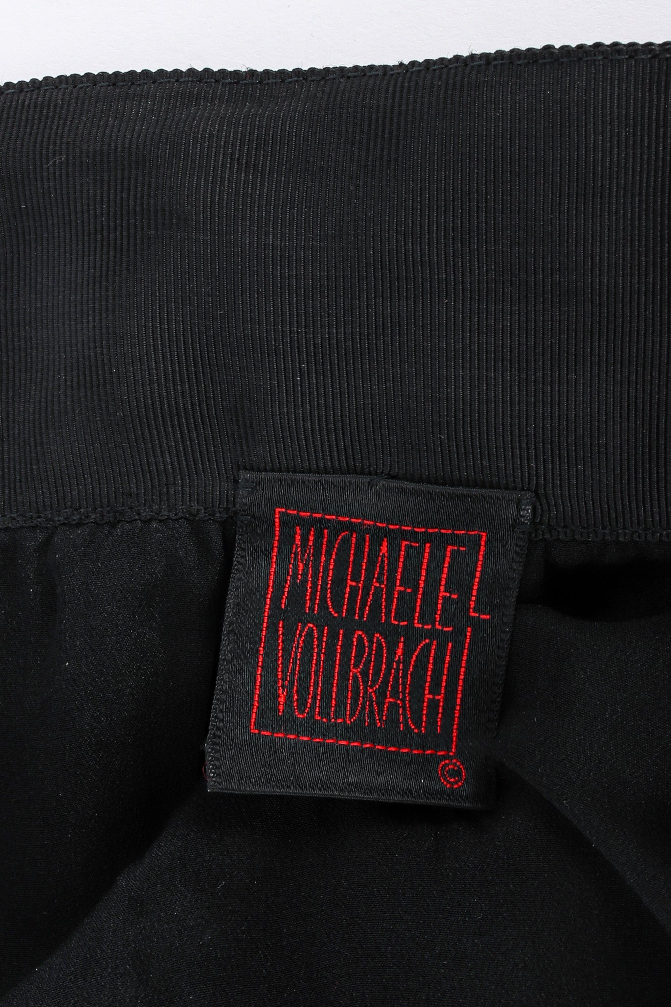 Vintage Michaele Vollbracht Jacket & Skirt Stripe Sequin Set tag @ Recess LA