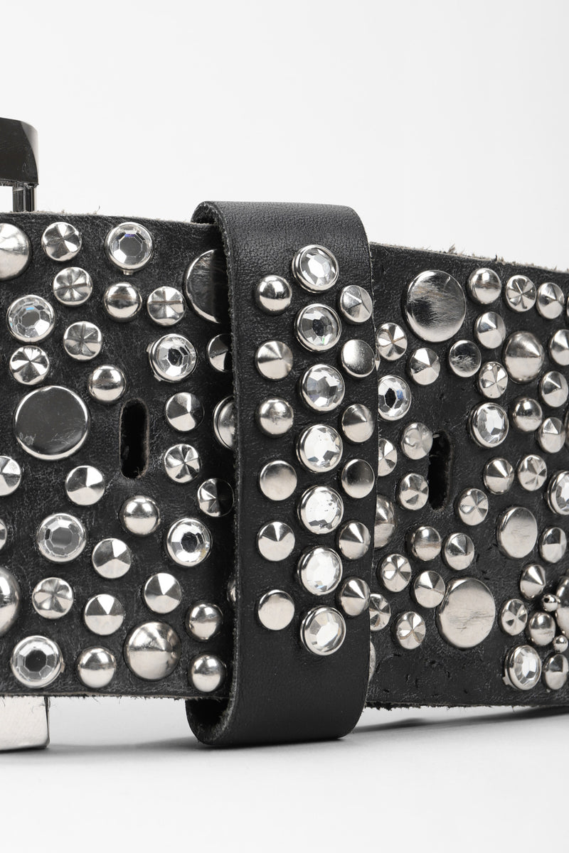 Recess Los Angeles Vintage Michael Morrison Studded Bling Belt